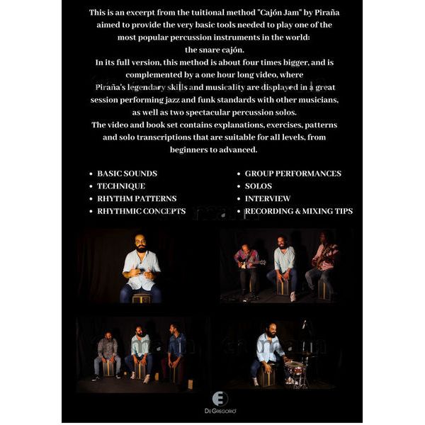 DG De Gregorio Chanela Cajon Brown