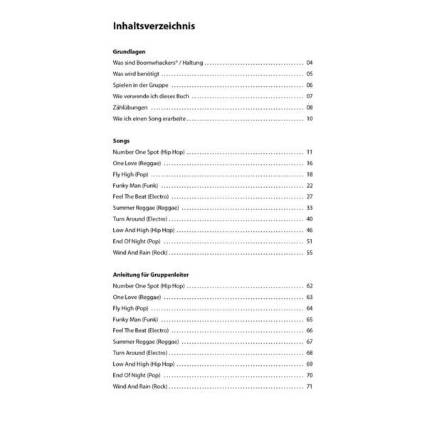 Hage Musikverlag Erlebnis Boomwhackers Songbook