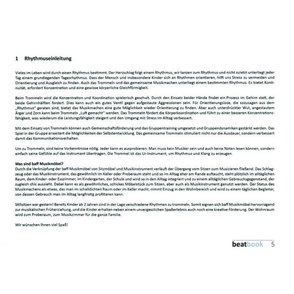 Baff Beatbook Cajon Lehrbuch