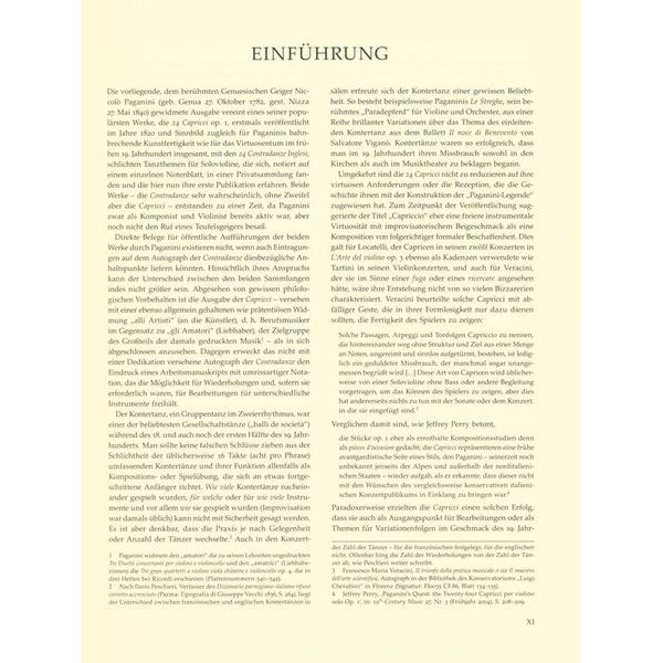 Brenreiter Paganini 24 Capricci Violin