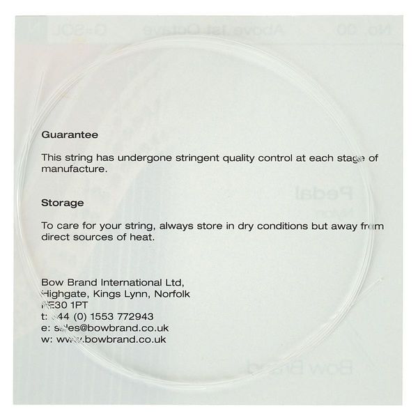 Bow Brand Pedal Artist Nylon 0th G No.00