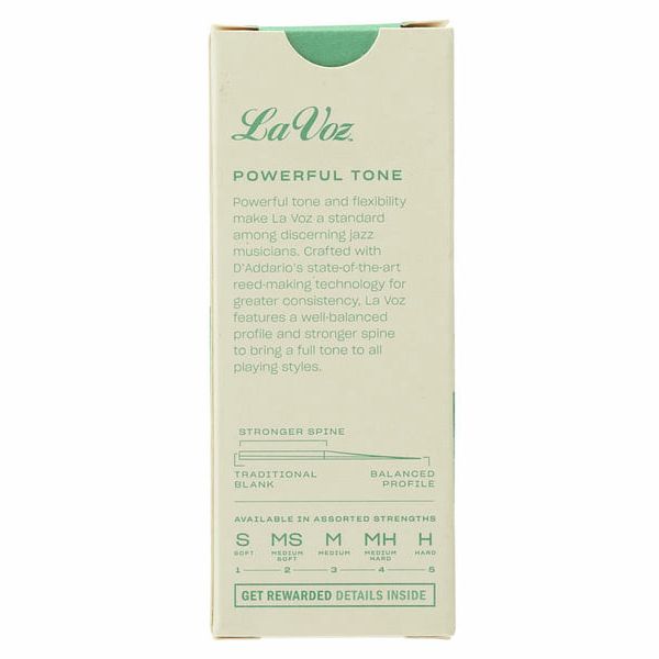 DAddario Woodwinds La Voz Tenor Saxophone MH