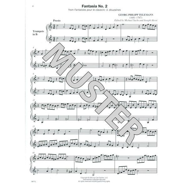 Carl Fischer 14 Duets For Trumpet