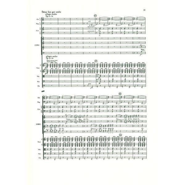 Edition Eulenburg Orff Carmina Burana