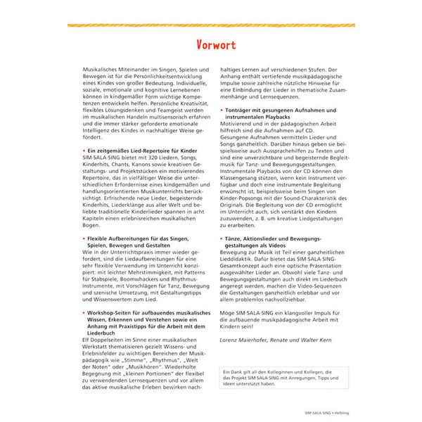 Helbling Verlag Sim Sala Sing Das Liederbuch B