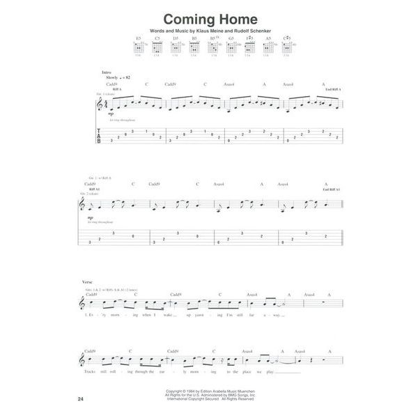 Hal Leonard Best Of Scorpions