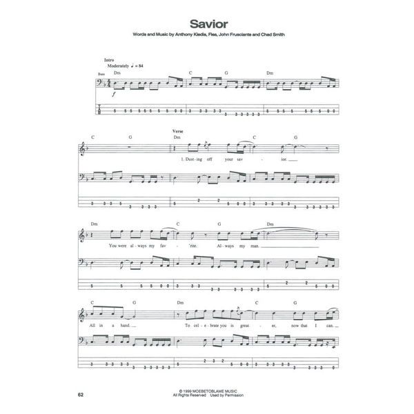 Hal Leonard RHCP Californication Bass