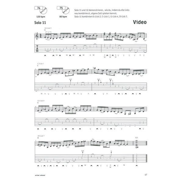 Artist Ahead Musikverlag Country-Gitarre