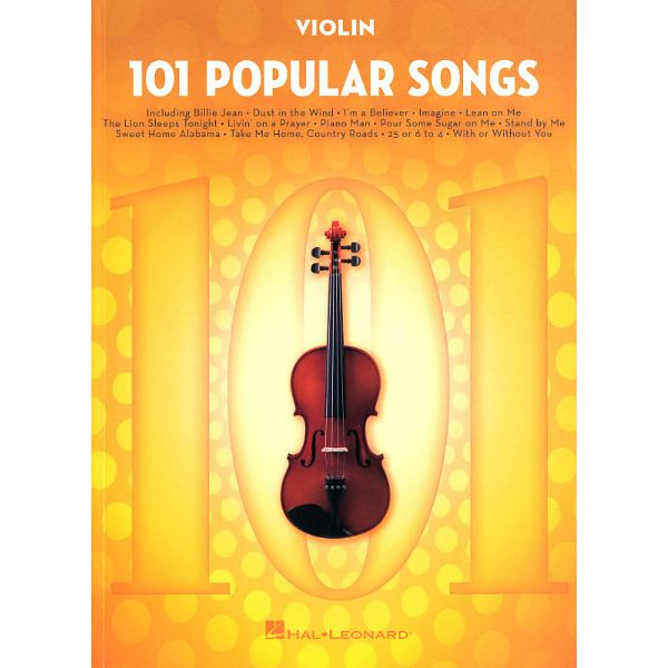 Hal Leonard 101 Popular Songs Violin