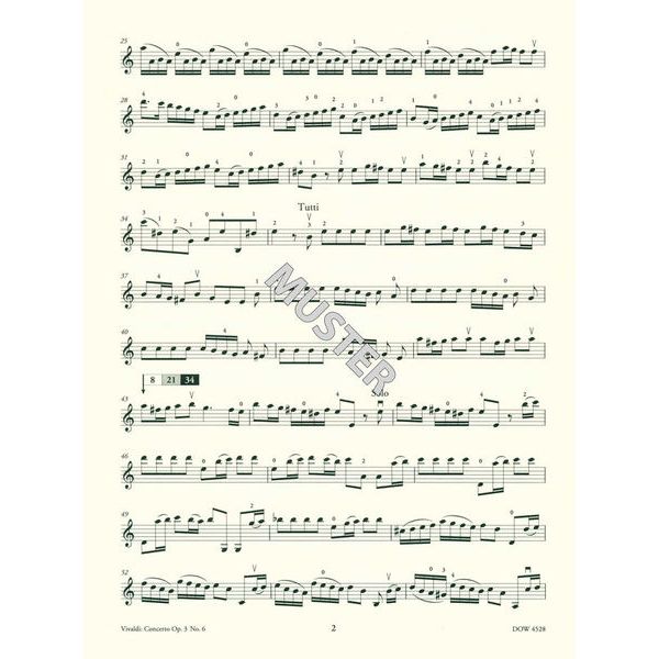 Dowani Vivaldi Concertino Op. 3 No. 6
