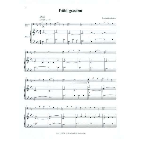 Edition Hug Kontrabass ABC 2 Schule