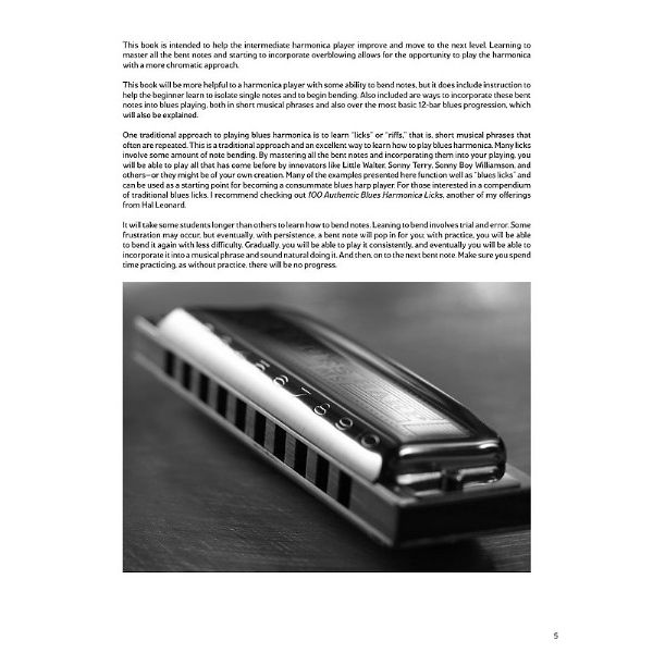 Hal Leonard Blues Harmonica Bending