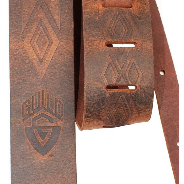 Guild Tooled American Leather StrapB
