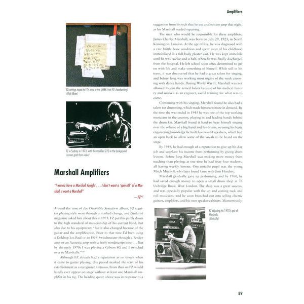 Backbeat Books Zappa's Gear