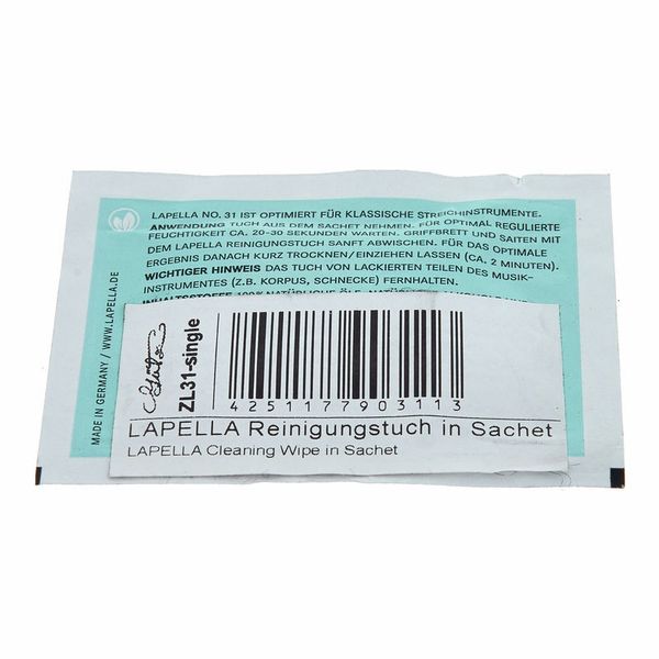 Lapella No.31 Single Cleaning Wipe