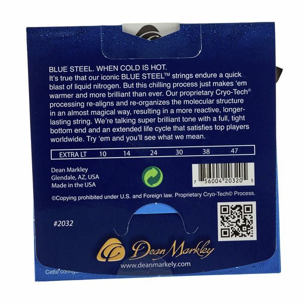 Dean Markley 2032 Blue Steel Acoustic XL