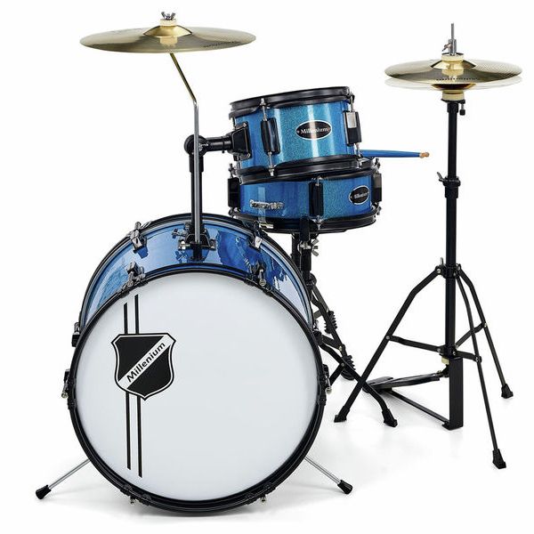 Millenium Youngster Drum Set Bundle Blue