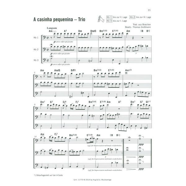 Edition Hug Double Bass-Vorspiel