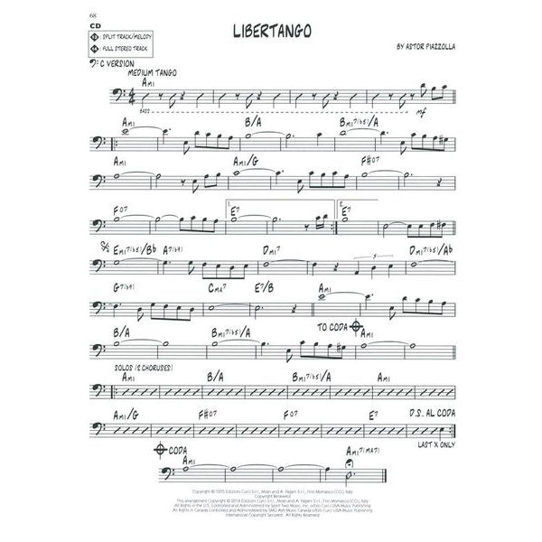Hal Leonard Jazz Play-Along Tango