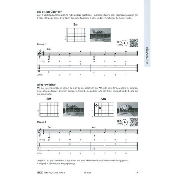 Hage Musikverlag Let's Play Guitar 2