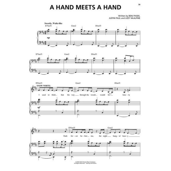 Hal Leonard Snow White Vocal Selections