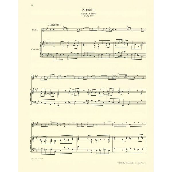 Brenreiter Hndel Smtliche Werke