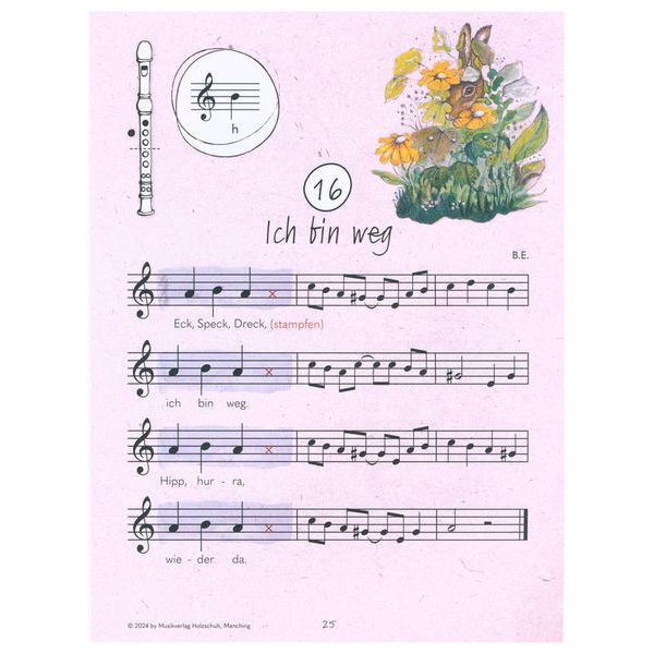 Holzschuh Verlag Meine ersten Flötentöne