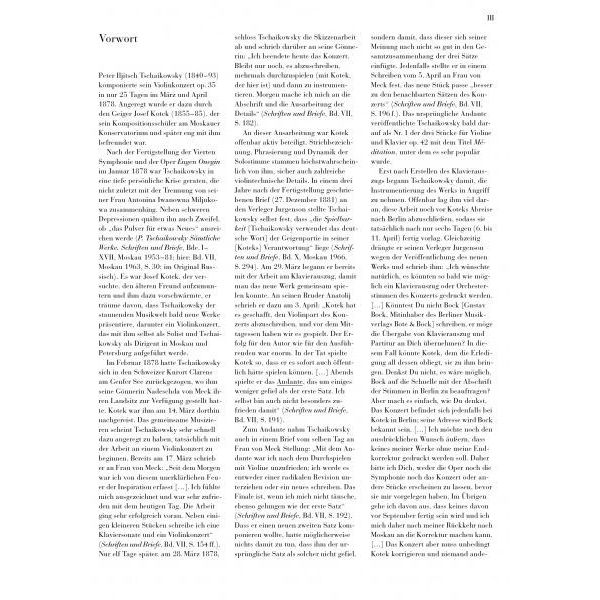 Henle Verlag Tschaikowsky Violinkonzert