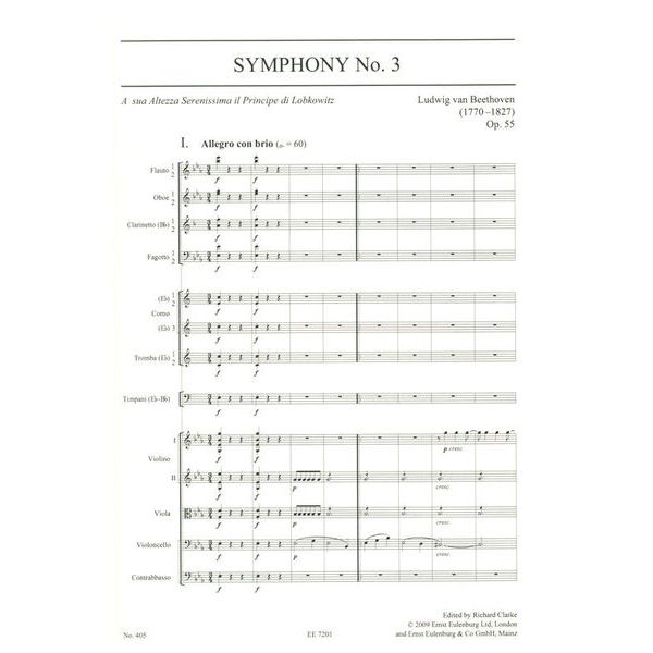 Edition Eulenburg Beethoven Sinfonie Nr. 3