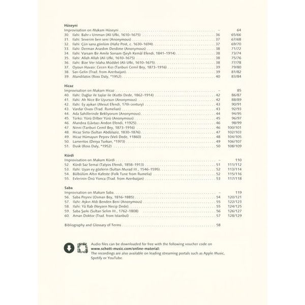 Schott Turkish Folk Tunes