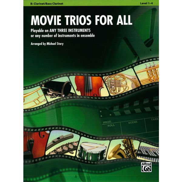 Alfred Music Publishing Movie Trios For All Clarinet
