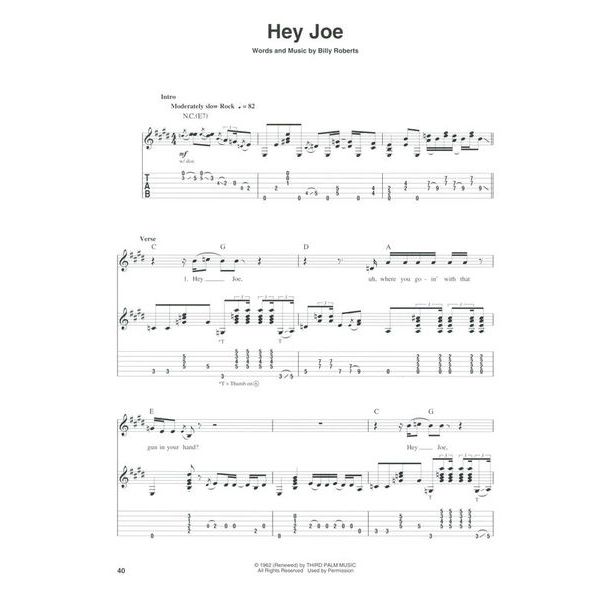 Hal Leonard Guitar Play-Along Jimi Hendrix