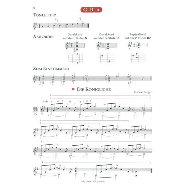 Edition Dux Play Guitar Gitarrenschule 2