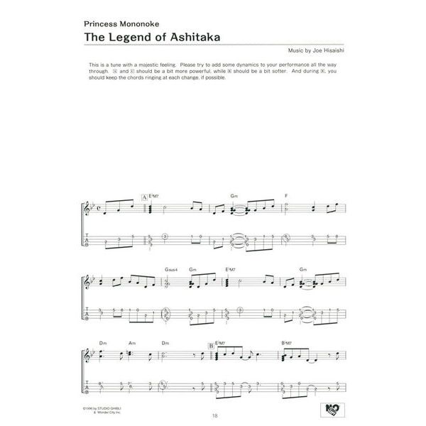 Yamaha Music Entertainment  Studio Ghibli Songs Ukulele 1