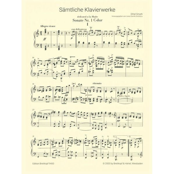 Breitkopf & Hrtel Smyth Klavierwerke