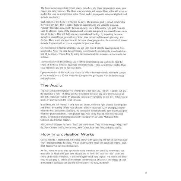 Berklee Press Blues Improvisation Bb