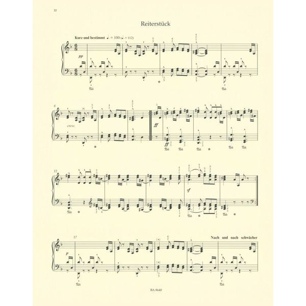 Brenreiter Schumann Ausgewhlte Klavier