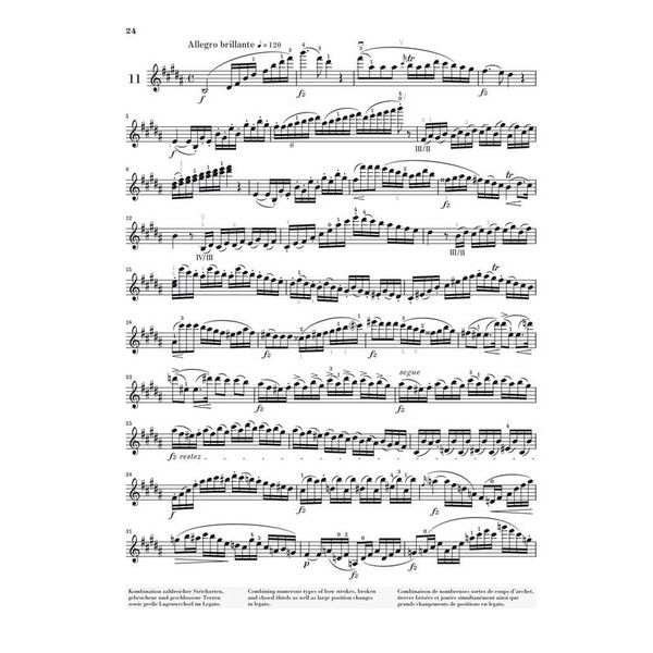 Henle Verlag Rode 24 Caprices Violin