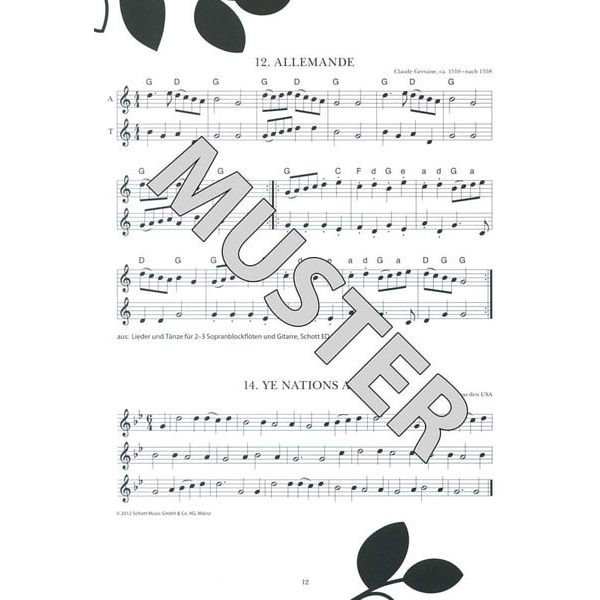 Schott Altblockflöten-Spielbuch