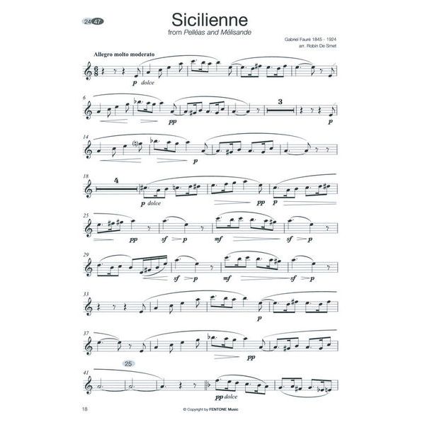 Fentone Music From Bach To Ravel T-Sax