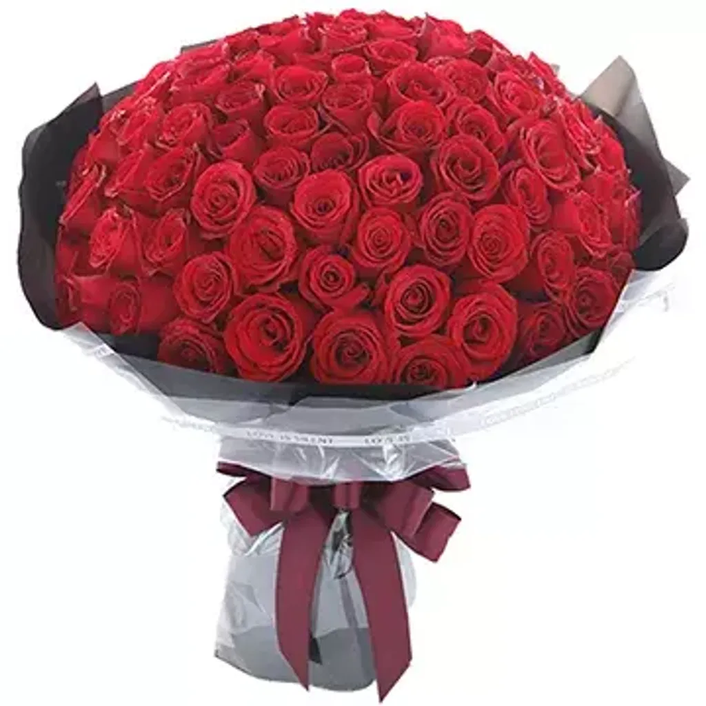 Spend a lifetime together-108 fine red roses