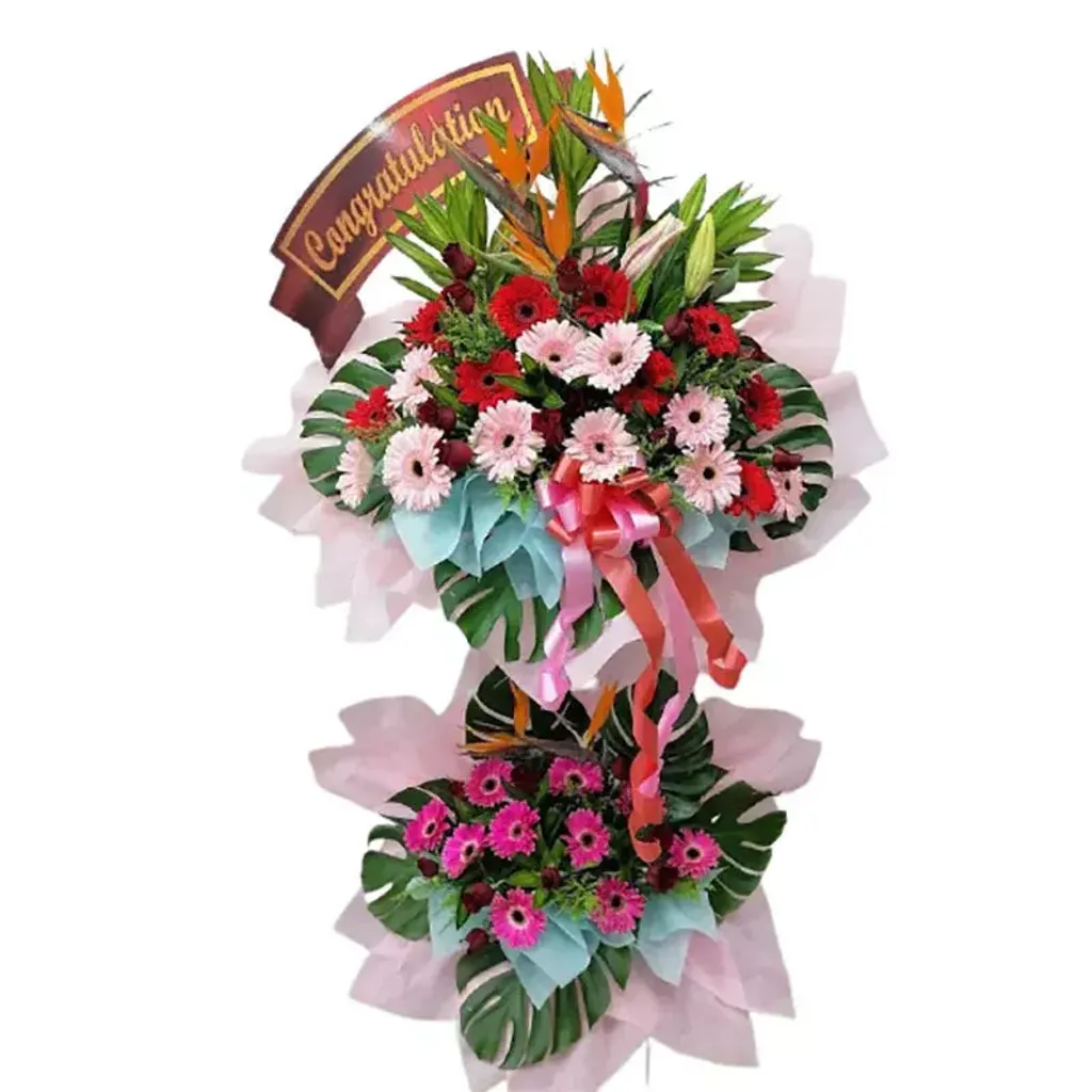 Mix Colour 2Tiers Opening Flower 57