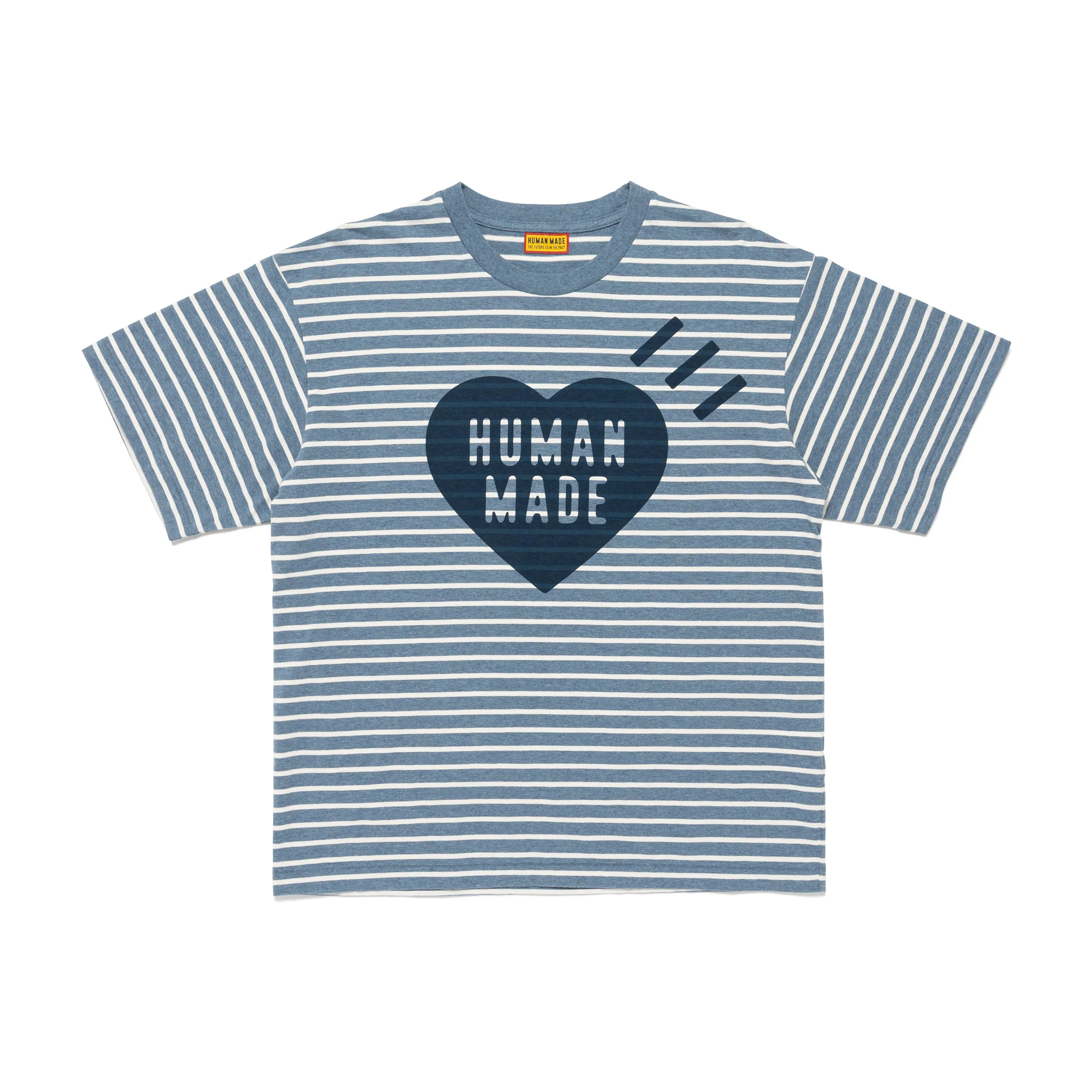 HEART STRIPED T-SHIRT