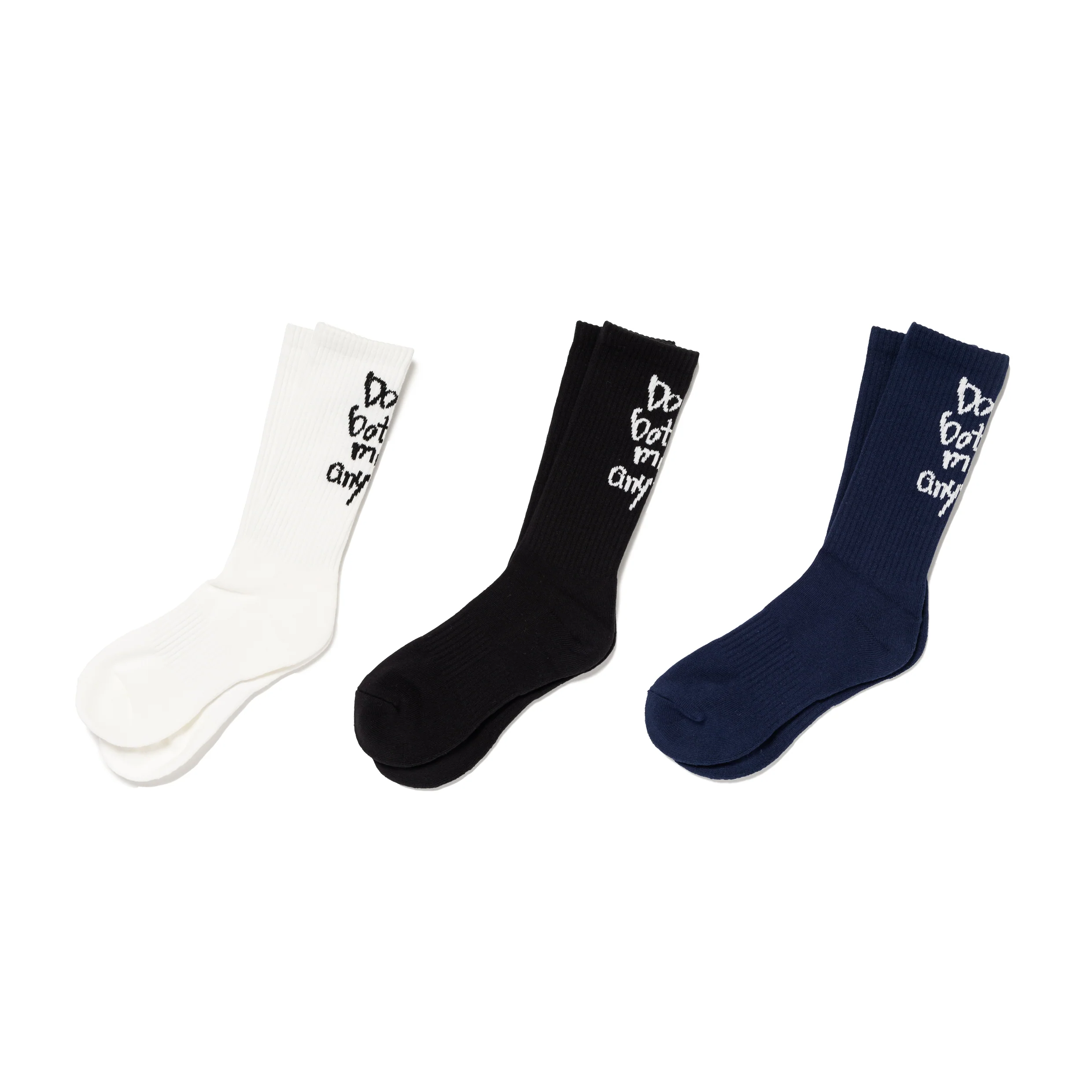 JACQUARD LOGO SOCKS