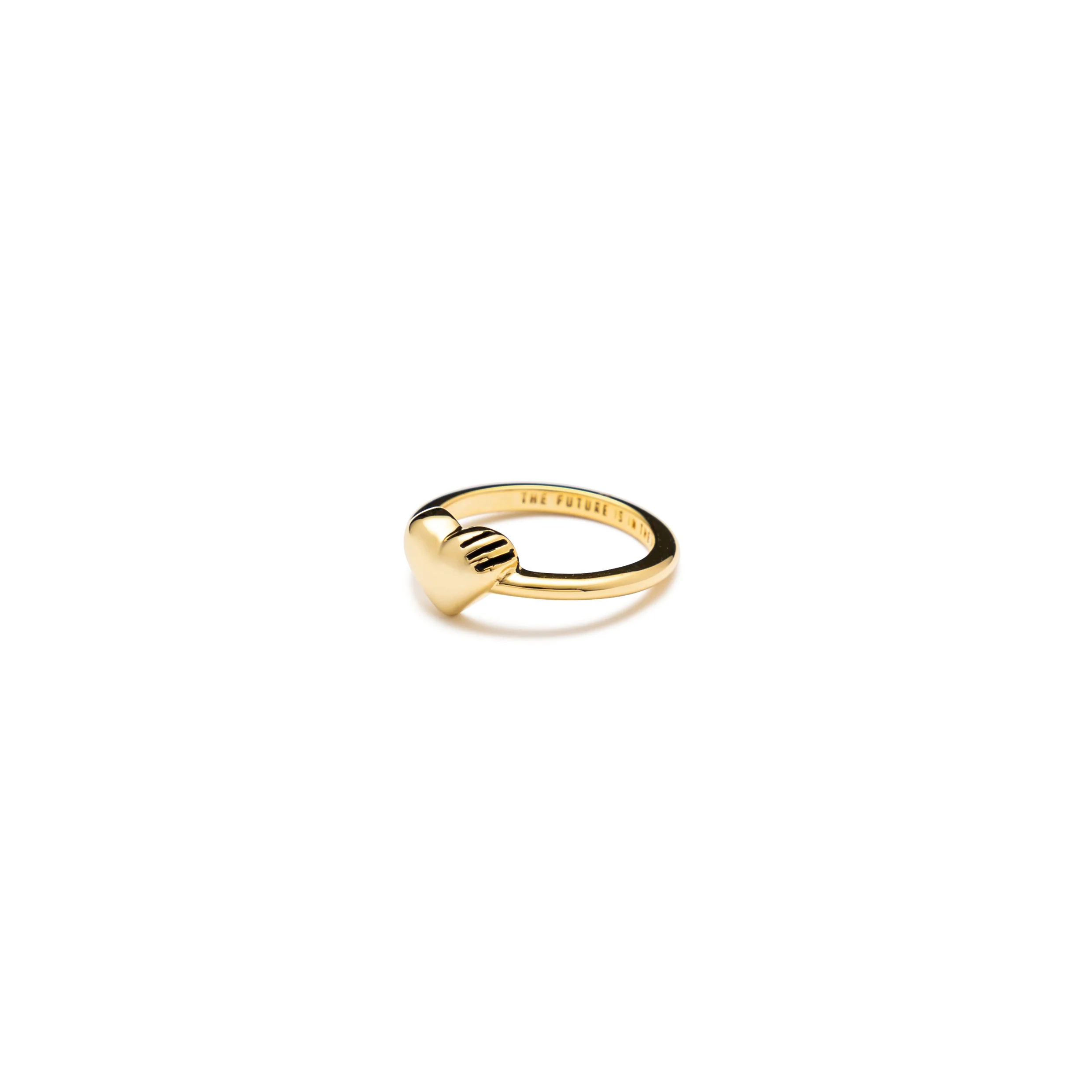 HEART SILVER RING