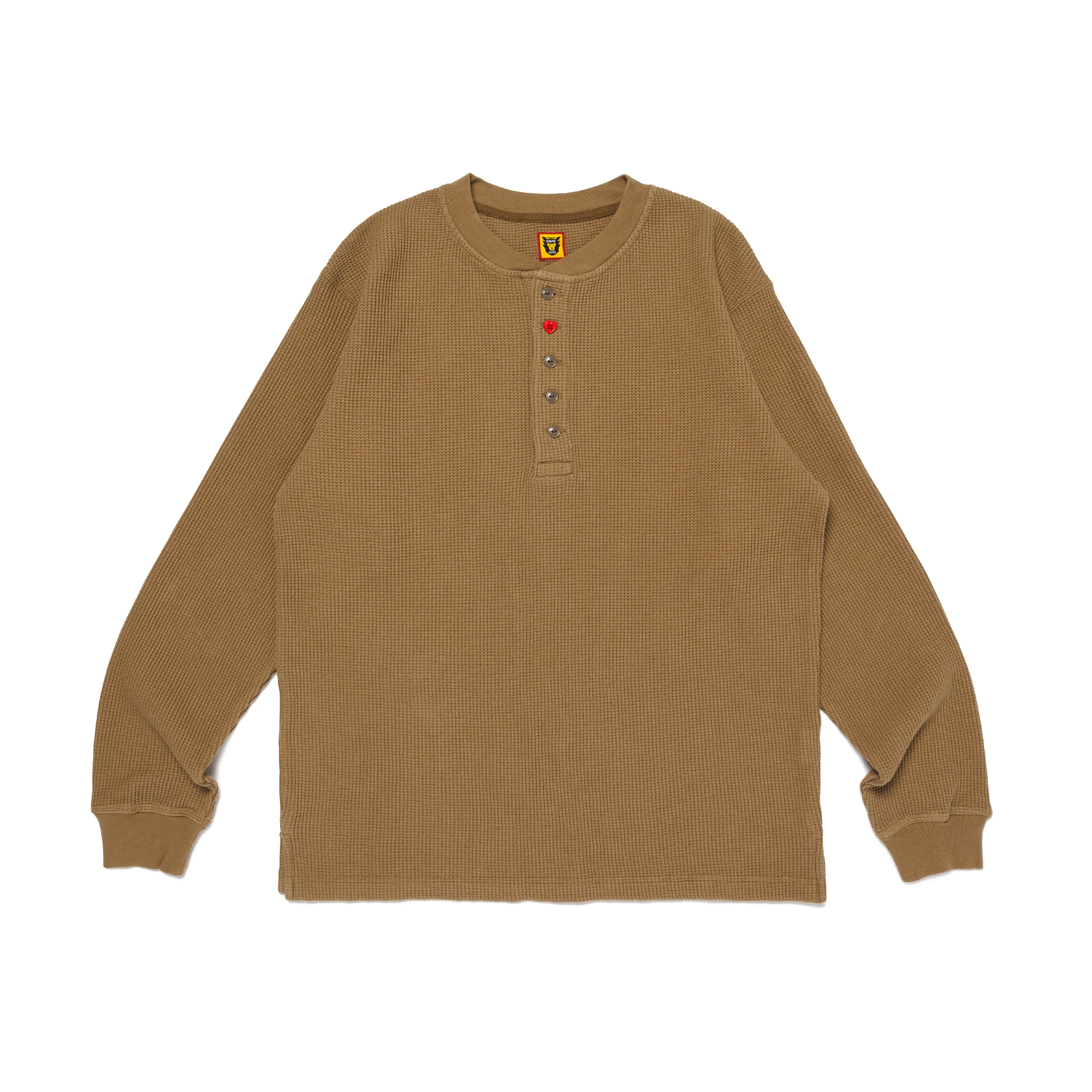 HENLEY NECK L/S T-SHIRT