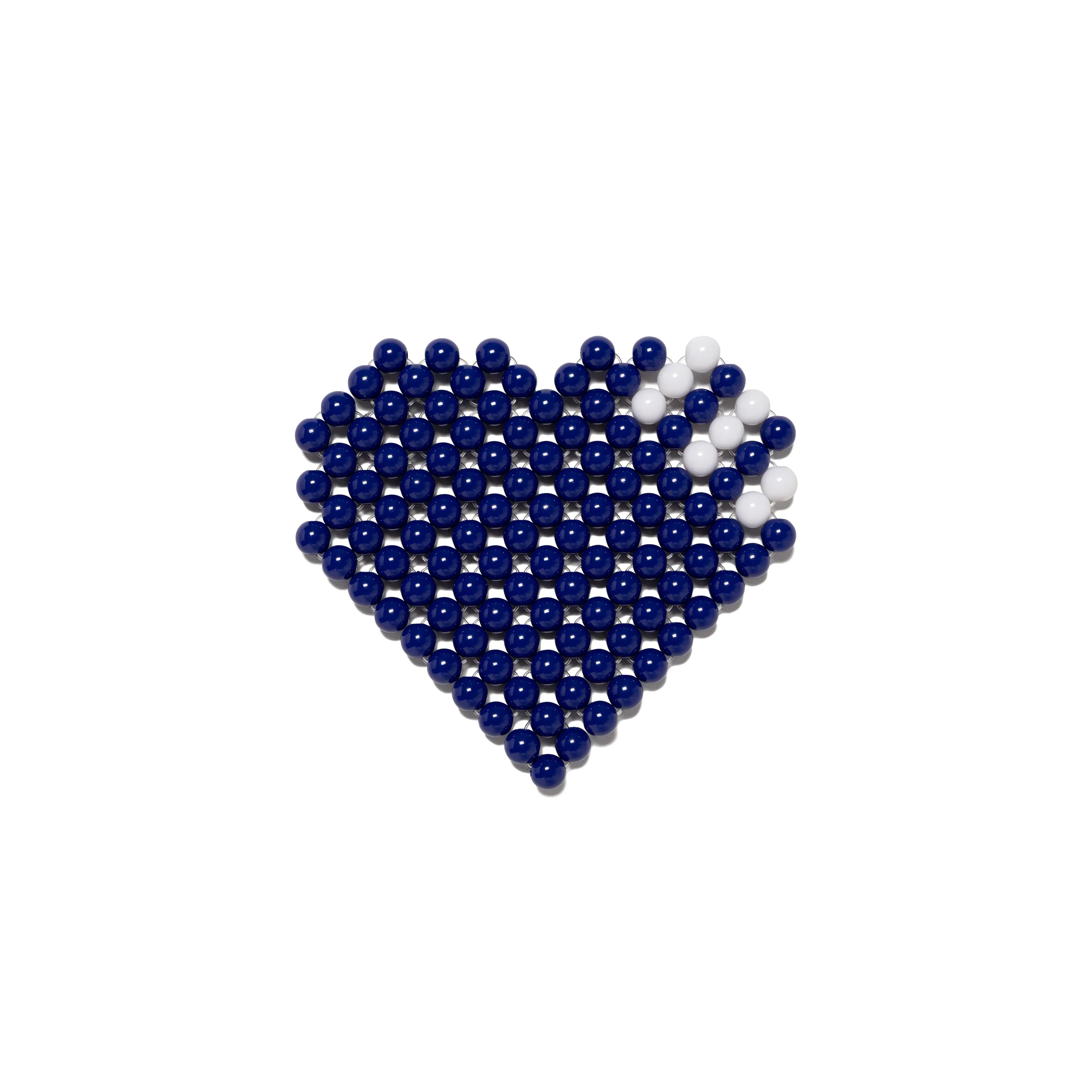 HEART BEADED COASTER