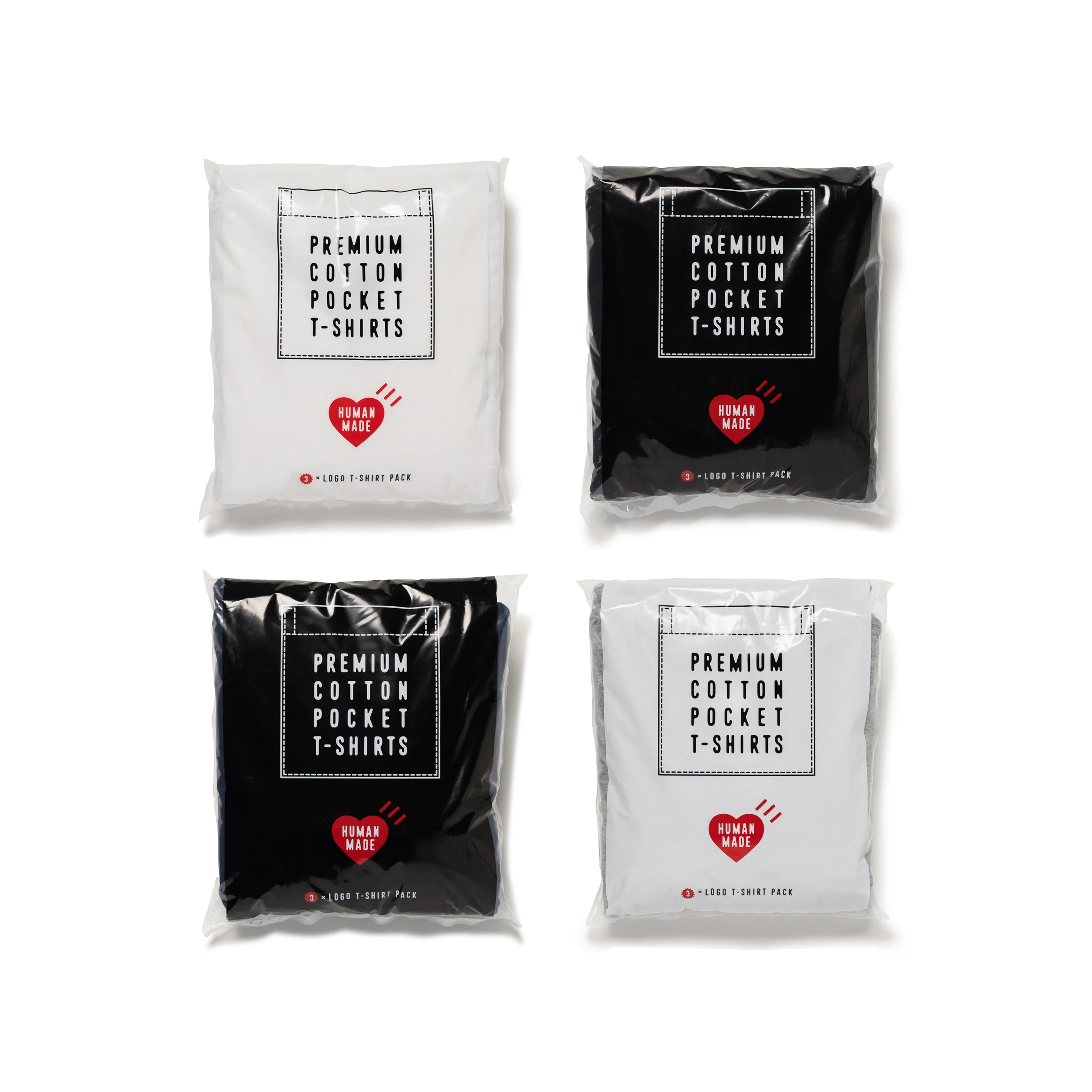 3-PACK POCKET T-SHIRT SET