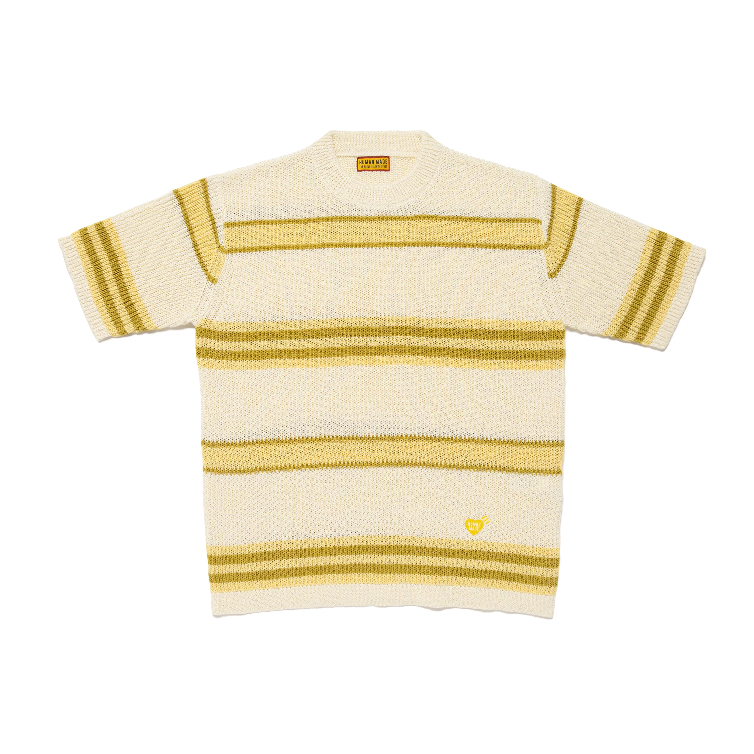STRIPED S/S KNIT
