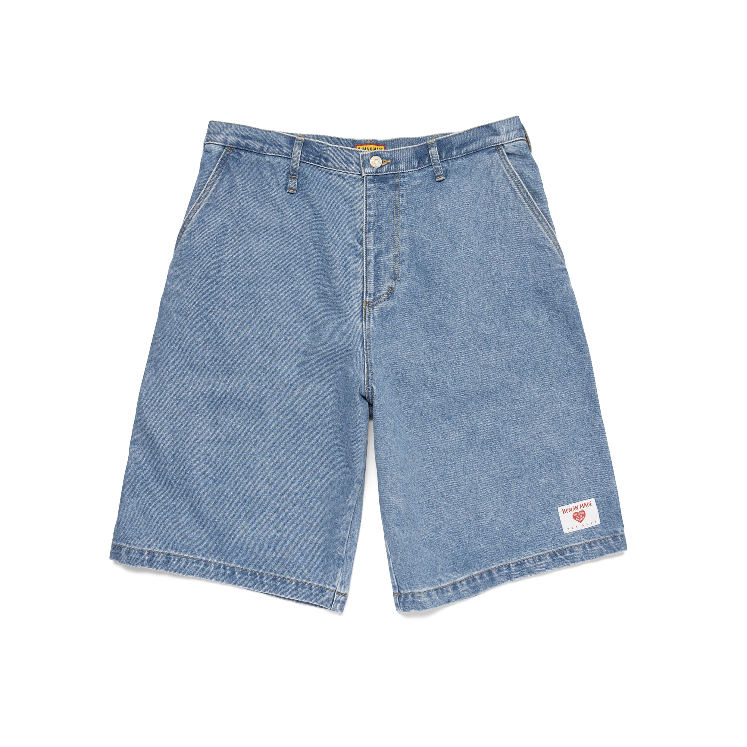 DENIM PAINTER SHORTS